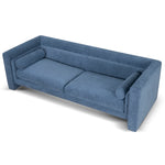 Dilipa 3 Seater Fabric Sofa - Navy Blue Sofa K Sofa-Core   