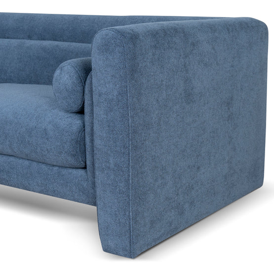 Dilipa 3 Seater Fabric Sofa - Navy Blue Sofa K Sofa-Core   