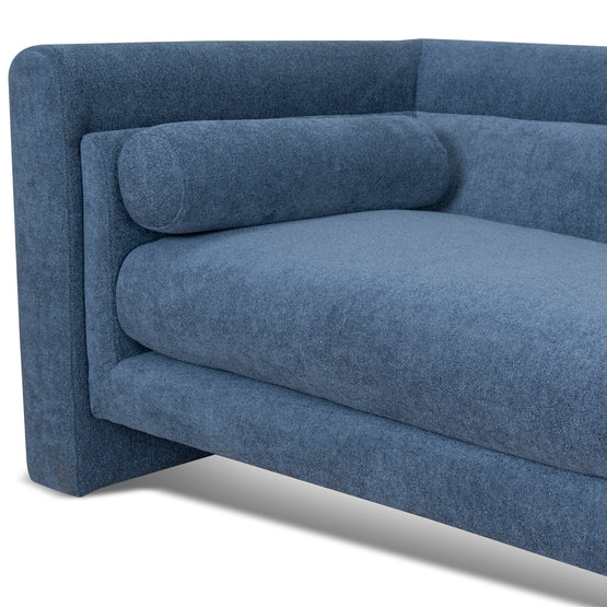 Dilipa 3 Seater Fabric Sofa - Navy Blue Sofa K Sofa-Core   