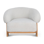 Careen Armchair - Off White Boucle Armchair MYI-Core   