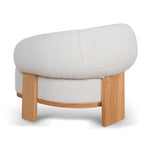 Careen Armchair - Off White Boucle Armchair MYI-Core   