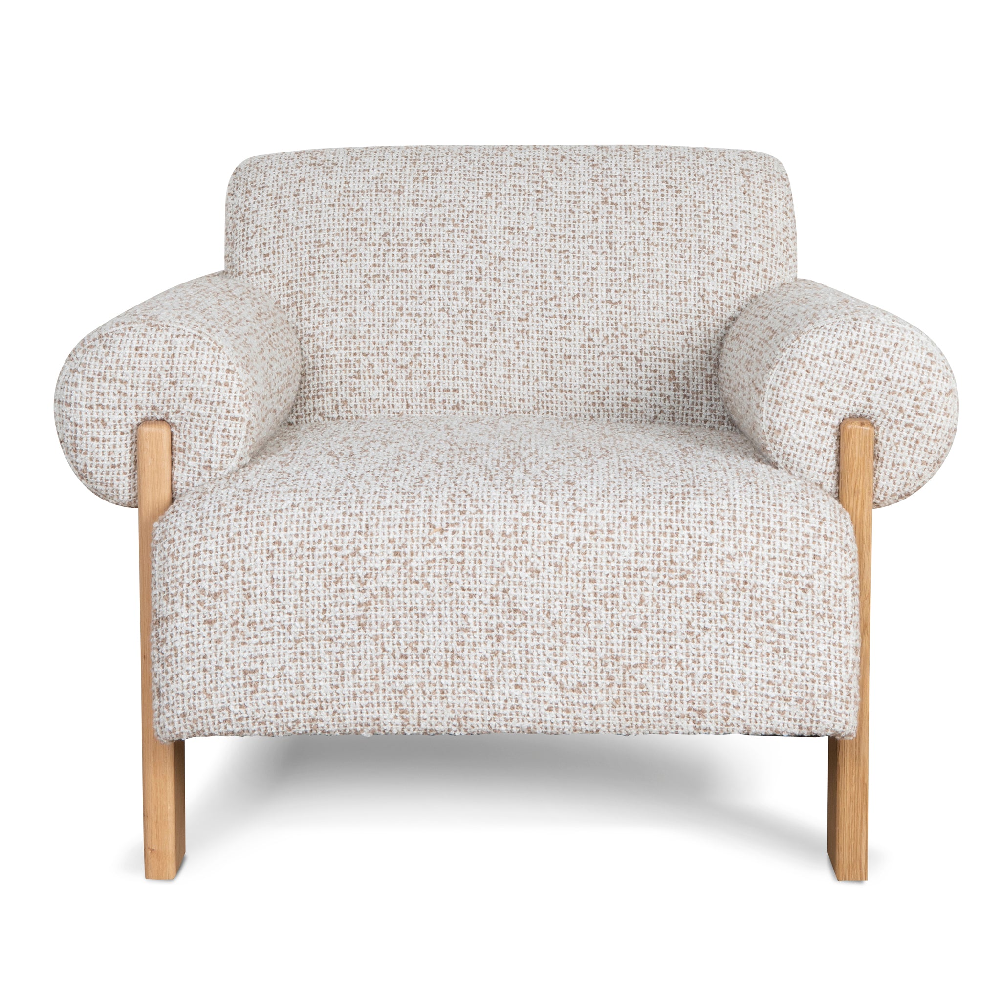 Ex Display - Teria Fabric Armchair - Sand Beige Armchair MYI-Core