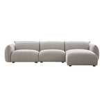 Ferrell 3 Seater Right Chaise Sofa - Clay Grey Sofa Iggy-Core