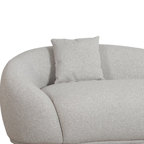 Merlo 3 Seater Fabric Sofa - Clay Grey Sofa Dwood-Core