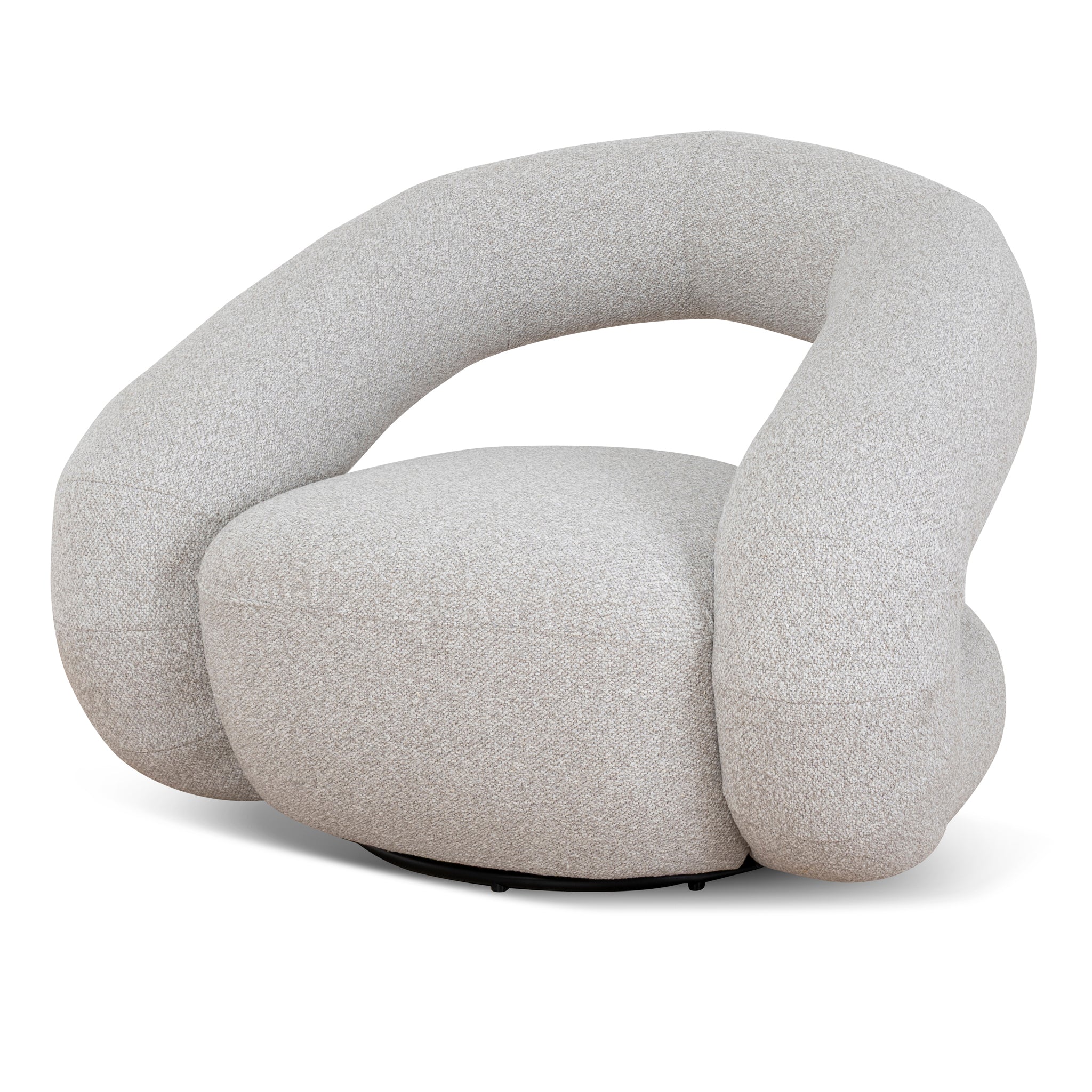 Forma Swivel Armchair - Clay Grey Armchair Forever-Core