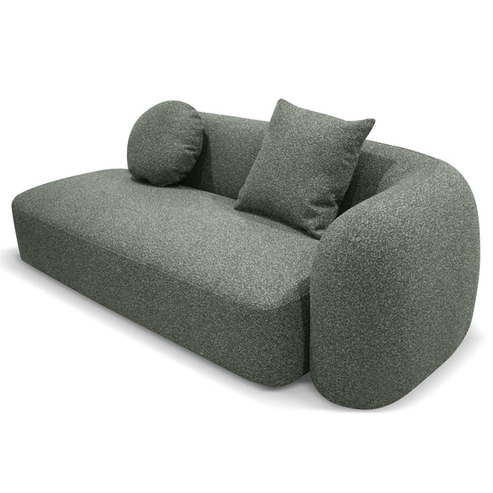 Justus 3 Seater Left Chaise Sofa - Amazon Green Sofa Ace-Core