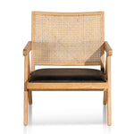 Ex Display - Castro Rattan Armchair - Distress Natural and Black Seat Armchair Chic-Core   