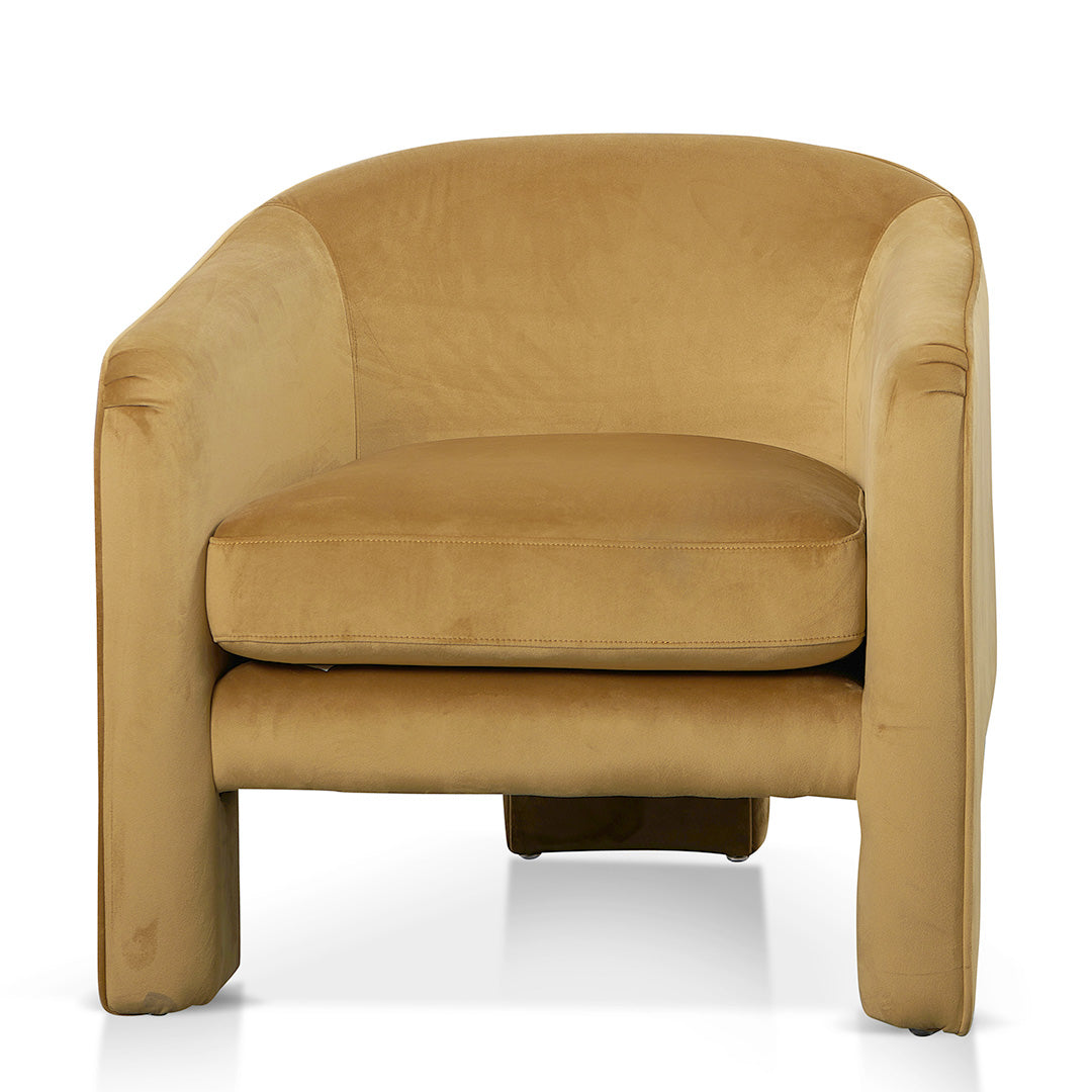 Jerrod Fabric Armchair - Mustard Armchair Casa-Core   