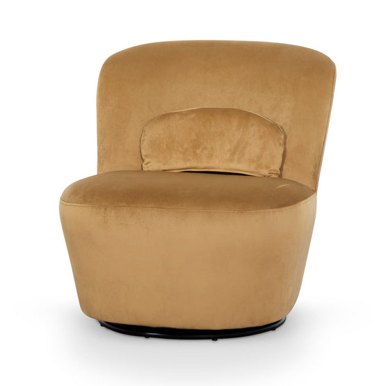 Ex Display - Zamora Swivel Lounge Chair - Mustard Lounge Chair Casa-Core   