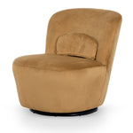 Ex Display - Zamora Swivel Lounge Chair - Mustard Lounge Chair Casa-Core   