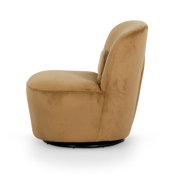 Ex Display - Zamora Swivel Lounge Chair - Mustard Lounge Chair Casa-Core   