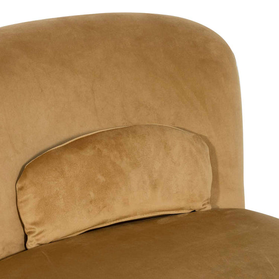 Ex Display - Zamora Swivel Lounge Chair - Mustard Lounge Chair Casa-Core   