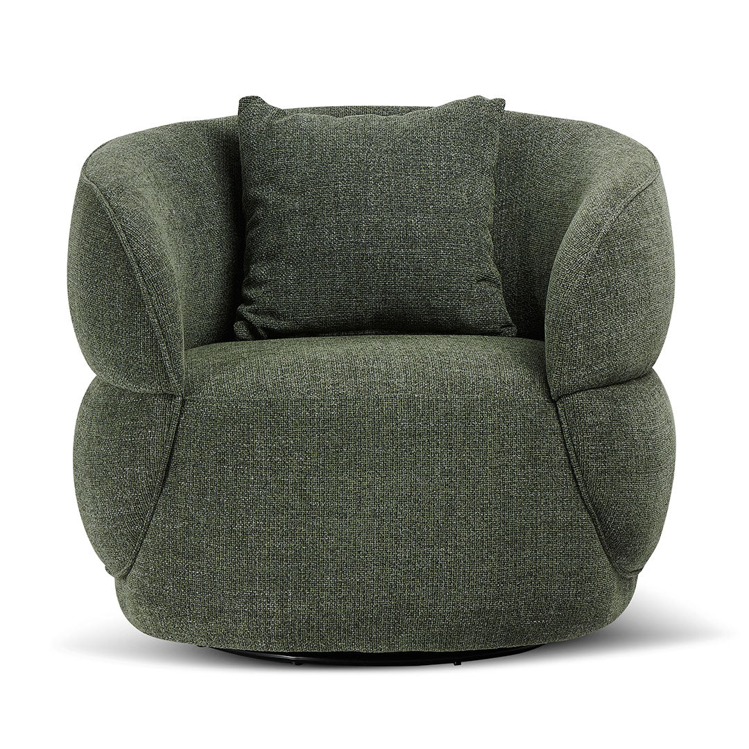 Ex Display - Arima Swivel Armchair - Moss Green Armchair Casa-Core