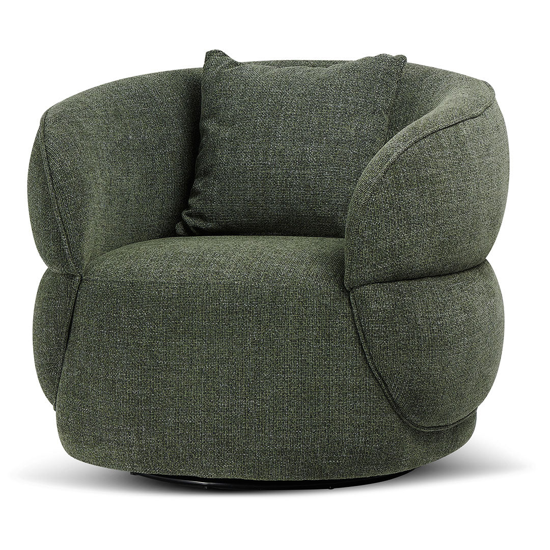 Ex Display - Arima Swivel Armchair - Moss Green Armchair Casa-Core