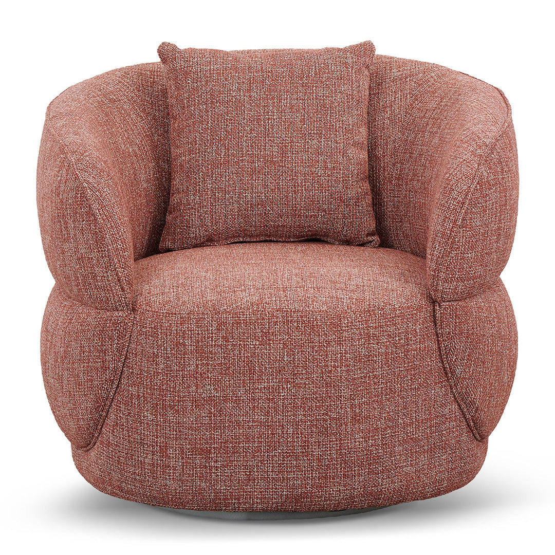 Arima Swivel Armchair - Moss Rust Orange Armchair Casa-Core