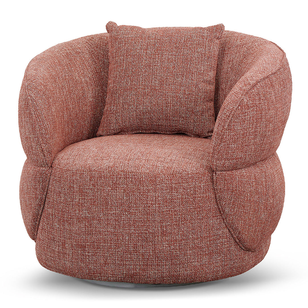 Arima Swivel Armchair - Moss Rust Orange Armchair Casa-Core