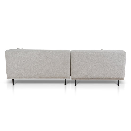 Jasleen Left Chaise Sofa - Clay Grey Chaise Lounge Casa-Core   