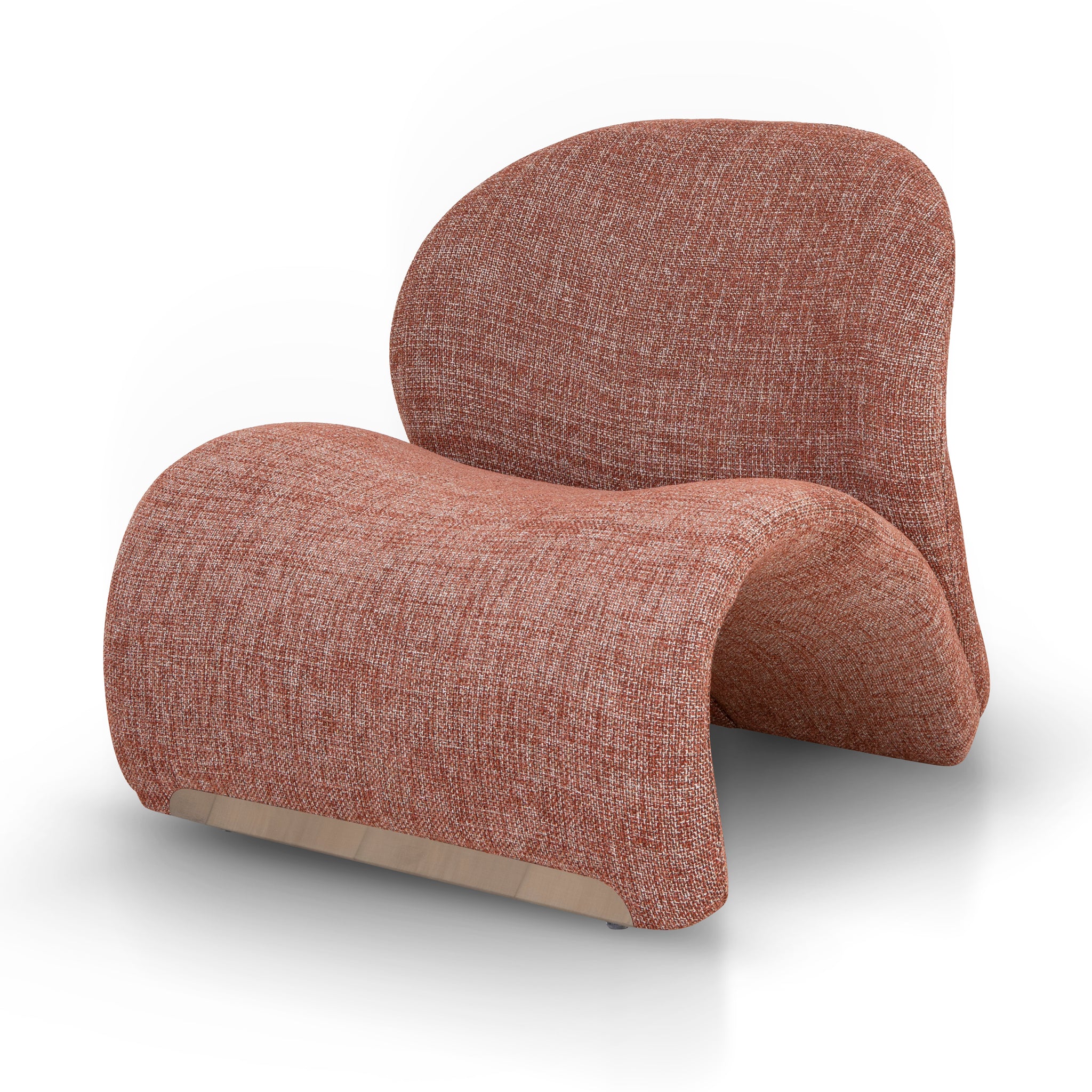 Ex Display - Sanchit Lounge Chair - Moss Rust Orange Lounge Chair Casa-Core