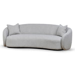 Trevor 3 Seater Fabric Sofa - Clay Grey Sofa Casa-Core   