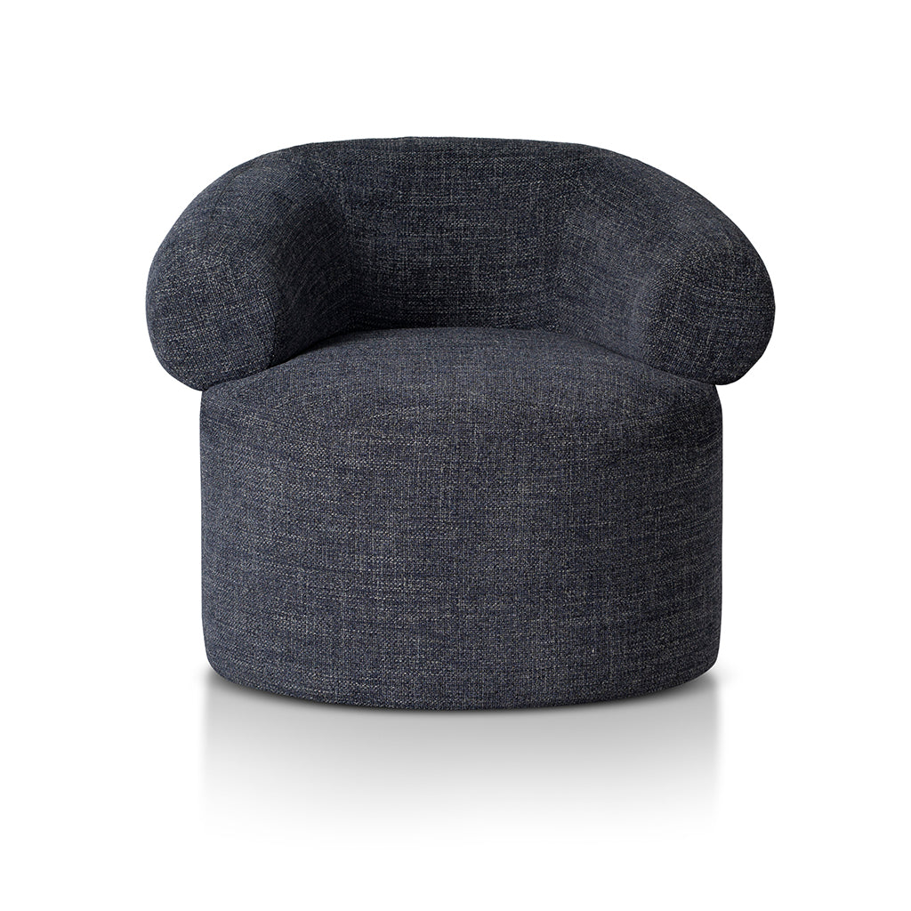 Caradoc Fabric Armchair - Moss Navy Dining Armchair Casa-Core   