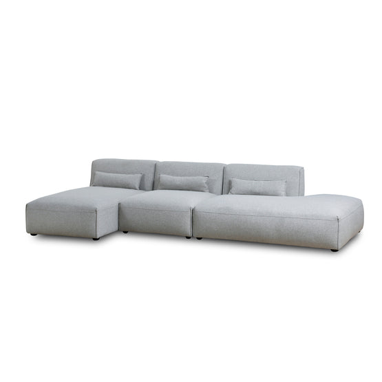 Yachin Left Chaise Sofa - Sterling Sand Chaise Lounge Casa-Core   