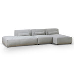 Yachin Right Chaise Sofa - Sterling Sand Chaise Lounge Casa-Core   