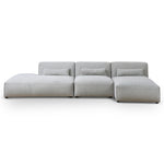 Yachin Right Chaise Sofa - Sterling Sand Chaise Lounge Casa-Core   