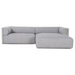 Mullen Right Chaise Sofa - Grey Chaise Lounge Casa-Core   