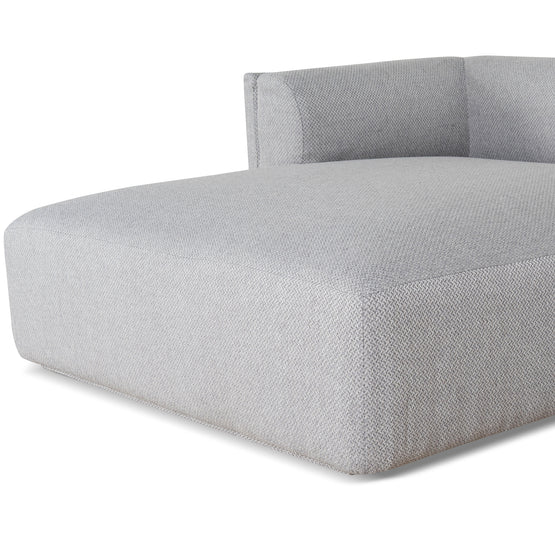 Mullen Left Chaise Sofa - Grey Chaise Lounge Casa-Core   