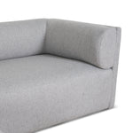 Mullen Left Chaise Sofa - Grey Chaise Lounge Casa-Core   