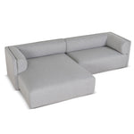 Mullen Left Chaise Sofa - Grey Chaise Lounge Casa-Core   