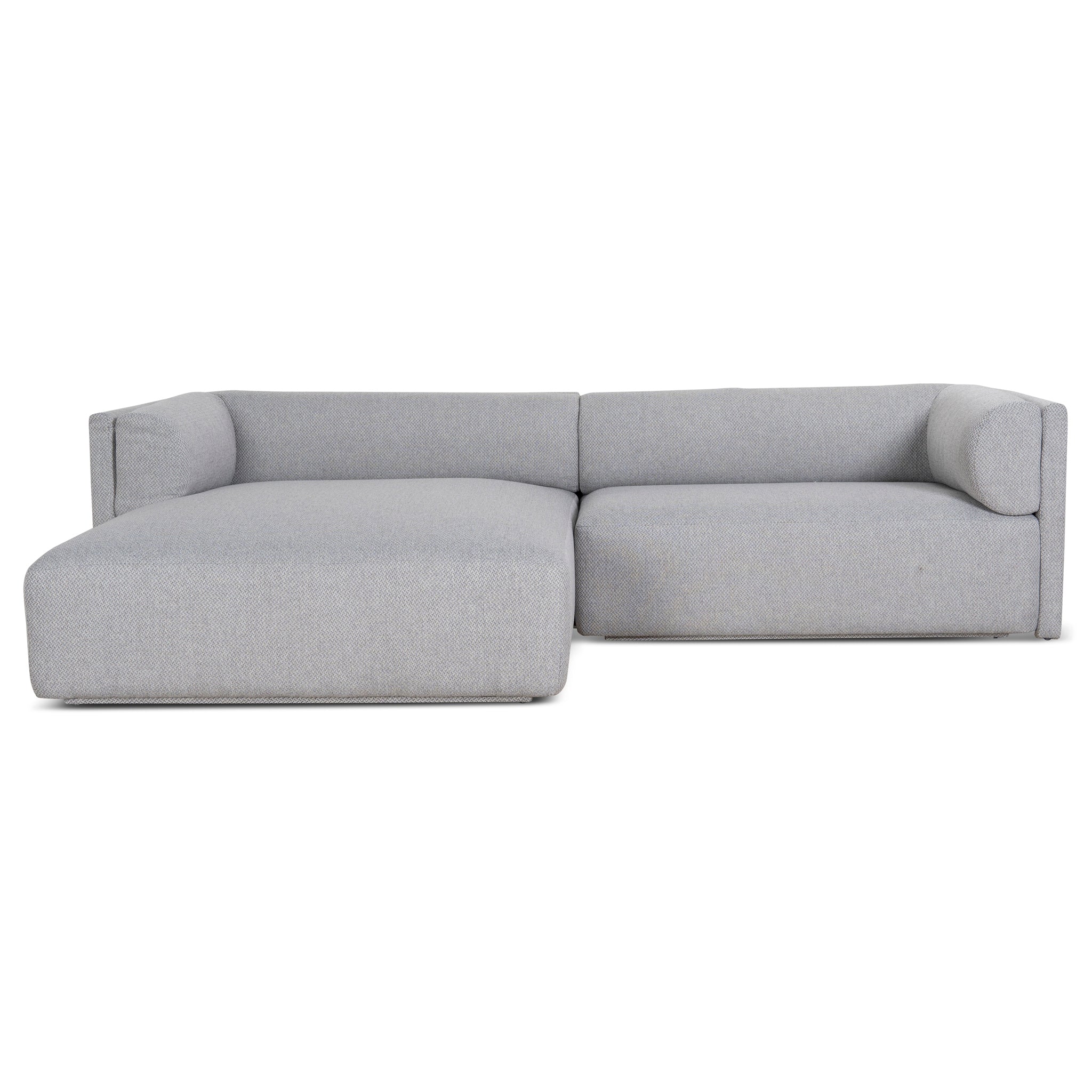 Mullen Left Chaise Sofa - Grey Chaise Lounge Casa-Core   