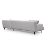 Jasleen 3 Seater Right Chaise Fabric Sofa - Sterling Sand Chaise Lounge Casa-Core   