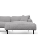 Jasleen 3 Seater Right Chaise Fabric Sofa - Sterling Sand Chaise Lounge Casa-Core   