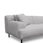 Jasleen 3 Seater Right Chaise Fabric Sofa - Sterling Sand Chaise Lounge Casa-Core   