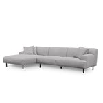 Jasleen 3 Seater Left Chaise Sofa - Sterling Sand Chaise Lounge Casa-Core   