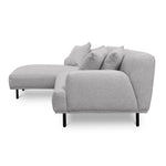 Jasleen 3 Seater Left Chaise Sofa - Sterling Sand Chaise Lounge Casa-Core   