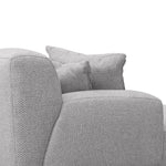 Jasleen 3 Seater Left Chaise Sofa - Sterling Sand Chaise Lounge Casa-Core   