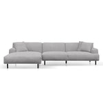 Jasleen 3 Seater Left Chaise Sofa - Sterling Sand Chaise Lounge Casa-Core   