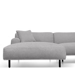 Jasleen 3 Seater Left Chaise Sofa - Sterling Sand Chaise Lounge Casa-Core   