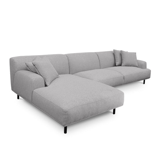 Jasleen 3 Seater Left Chaise Sofa - Sterling Sand Chaise Lounge Casa-Core   