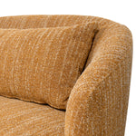 Janis Fabric Armchair - Ginger Brown Armchair K Sofa-Core   