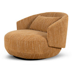 Janis Fabric Armchair - Ginger Brown Armchair K Sofa-Core   