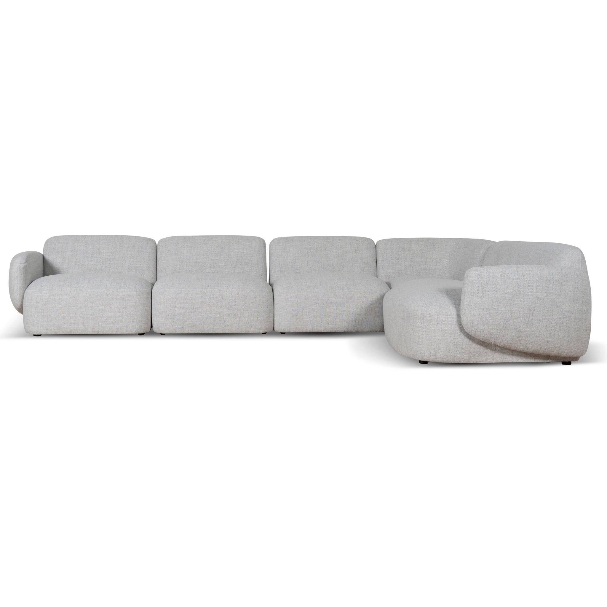 Ex Display - Gosling Right Chaise Modular Sofa - Cloud Grey Chaise Lounge K Sofa-Core