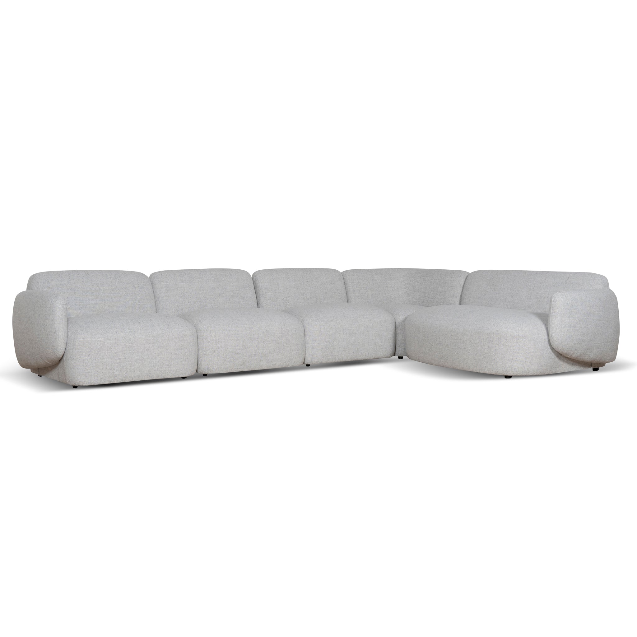 Ex Display - Gosling Right Chaise Modular Sofa - Cloud Grey Chaise Lounge K Sofa-Core