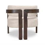 Malene Walnut Armchair - Linen Armchair Nicki-Core