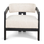 Malene Black Armchair - Linen Armchair Nicki-Core