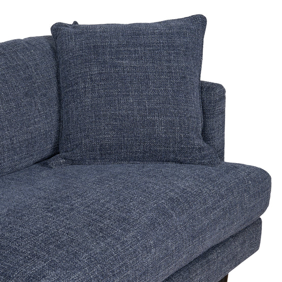 Dennis 3 Seater Fabric Sofa - Moss Navy Blue Sofa Casa-Core   