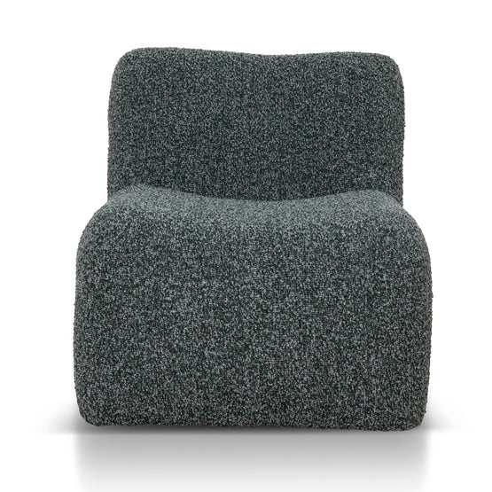 Saini Fabric Lounge Chair - Green Boucle Lounge Chair Casa-Core