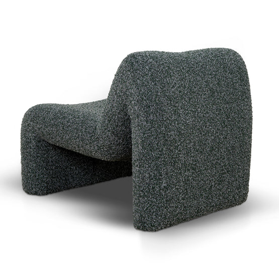 Saini Fabric Lounge Chair - Green Boucle Lounge Chair Casa-Core